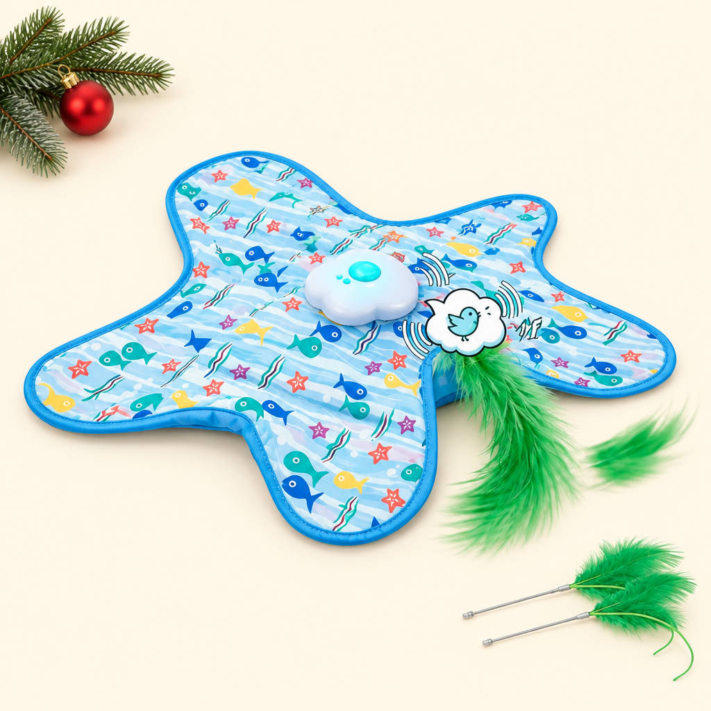 Hide & Seek Feather Mat holiday