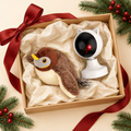 Cat Stocking Box: Chirpy Bird and Auto Laser in a gift box