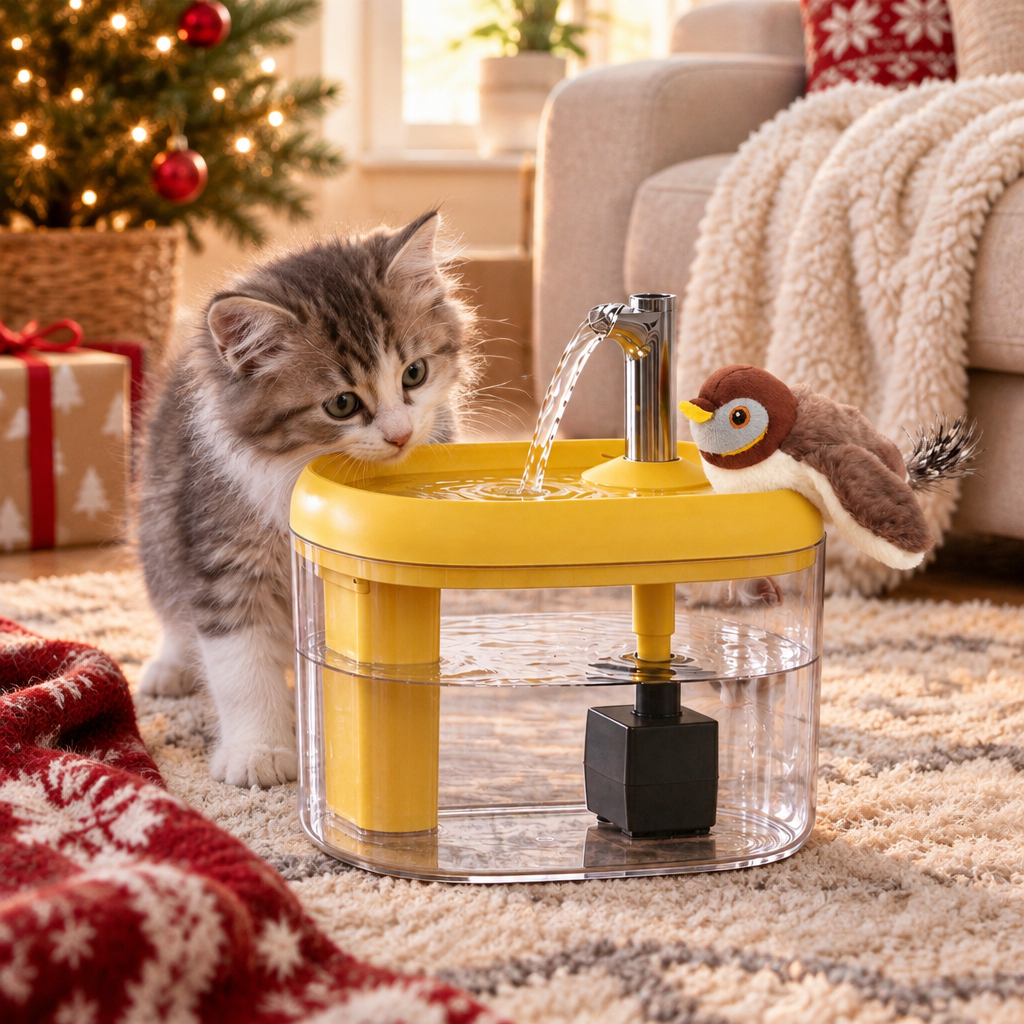 Kitten exploring the New Cat Parent Kit
